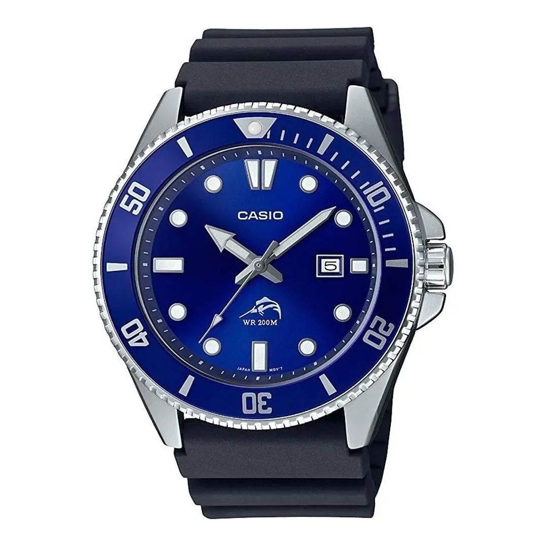 Reloj Hombre Buceo Casio MDV-106B-2A MARLIN DURO correa goma