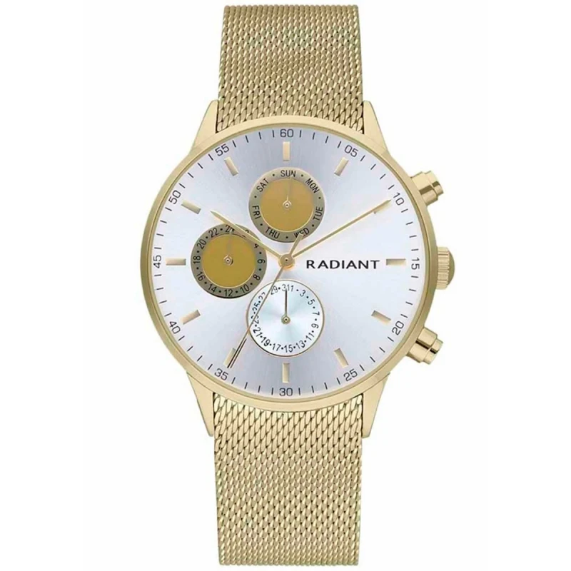 Radiant Makers Ra601703 Reloj De Pulsera Analógico Para Hombre Color Dorado