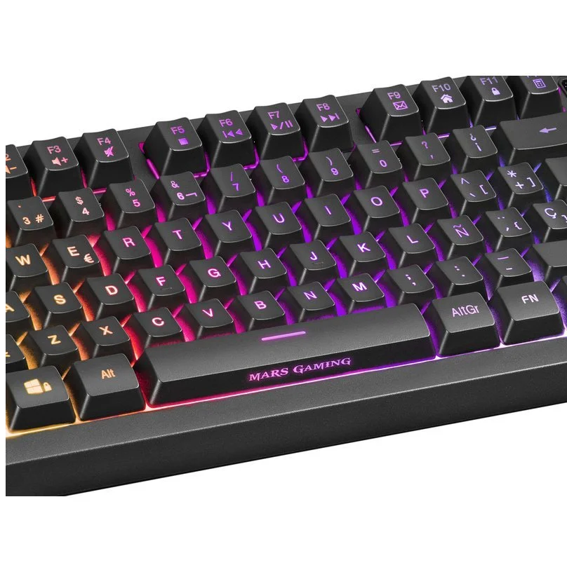 MKREVO RGB hybrid keyboard Mars Gaming with numeric Pad