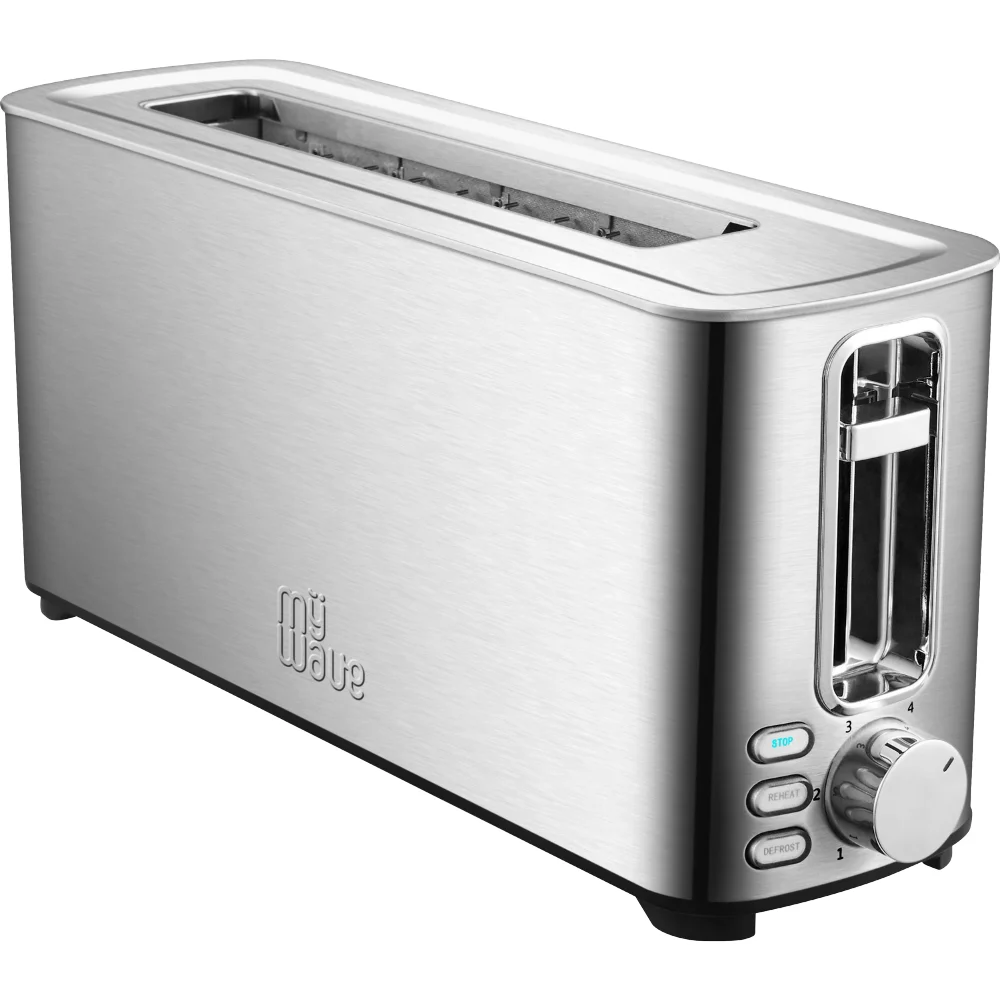 Mywave Mwtos-Il Stainless Steel 1-Slot Long Toaster