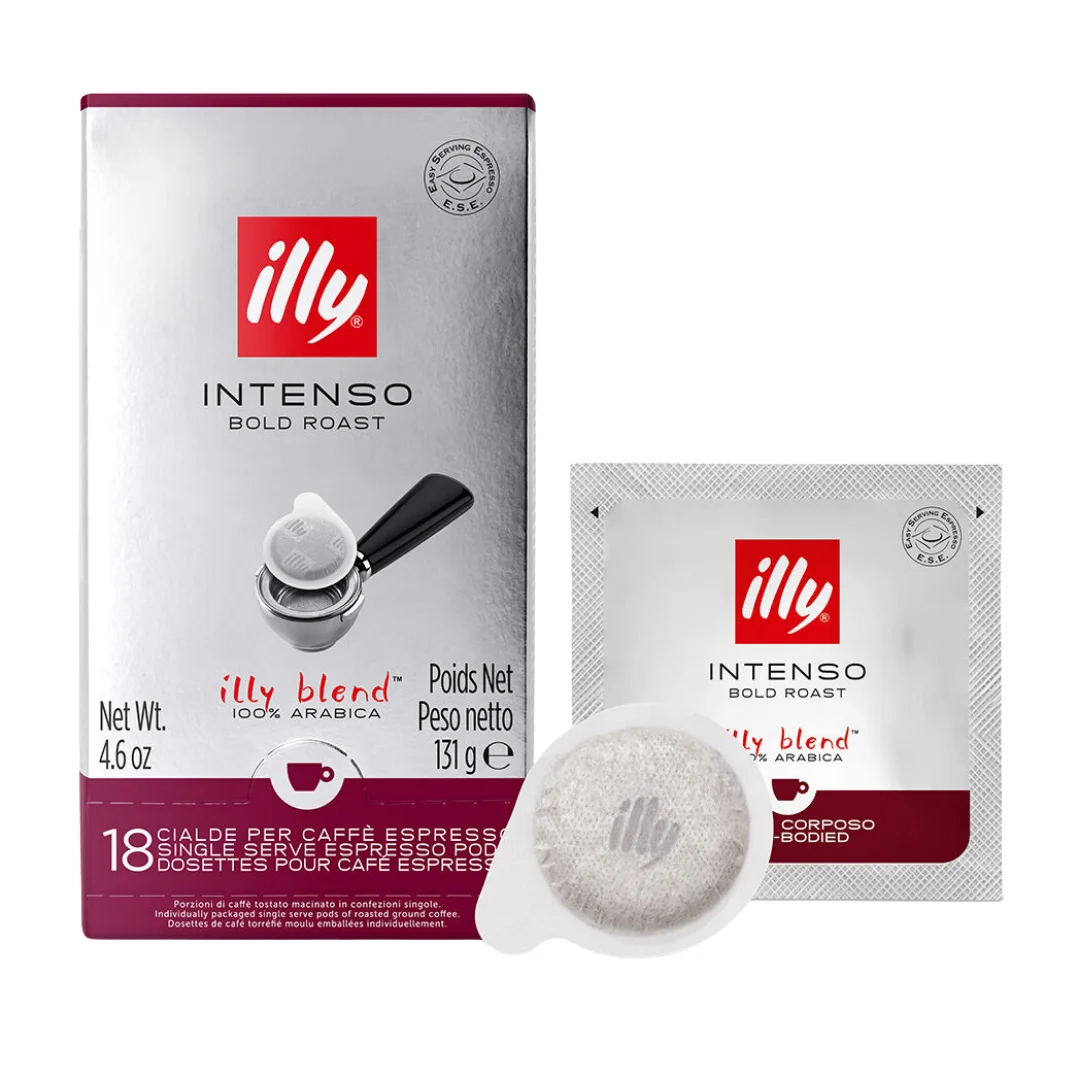 Illy cafe pack 6 monodose e.s.e intenso - 18 units - qumir