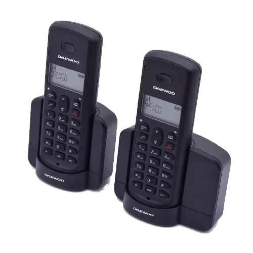 Daewoo DTD-1350 DUO Black wireless Dect phone