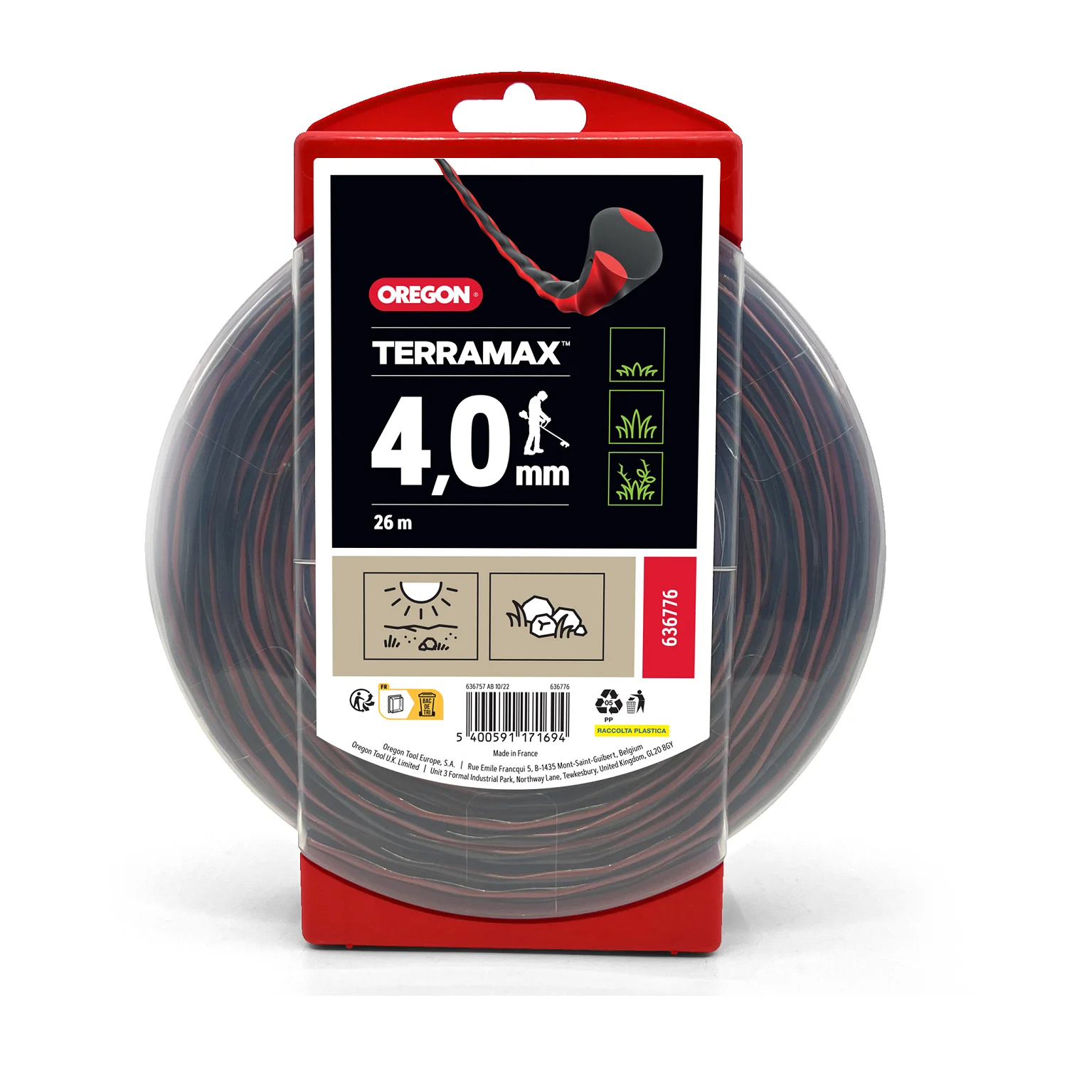HILO DESBROZADORA OREGON TERRAMAX 4.0MM X 26M