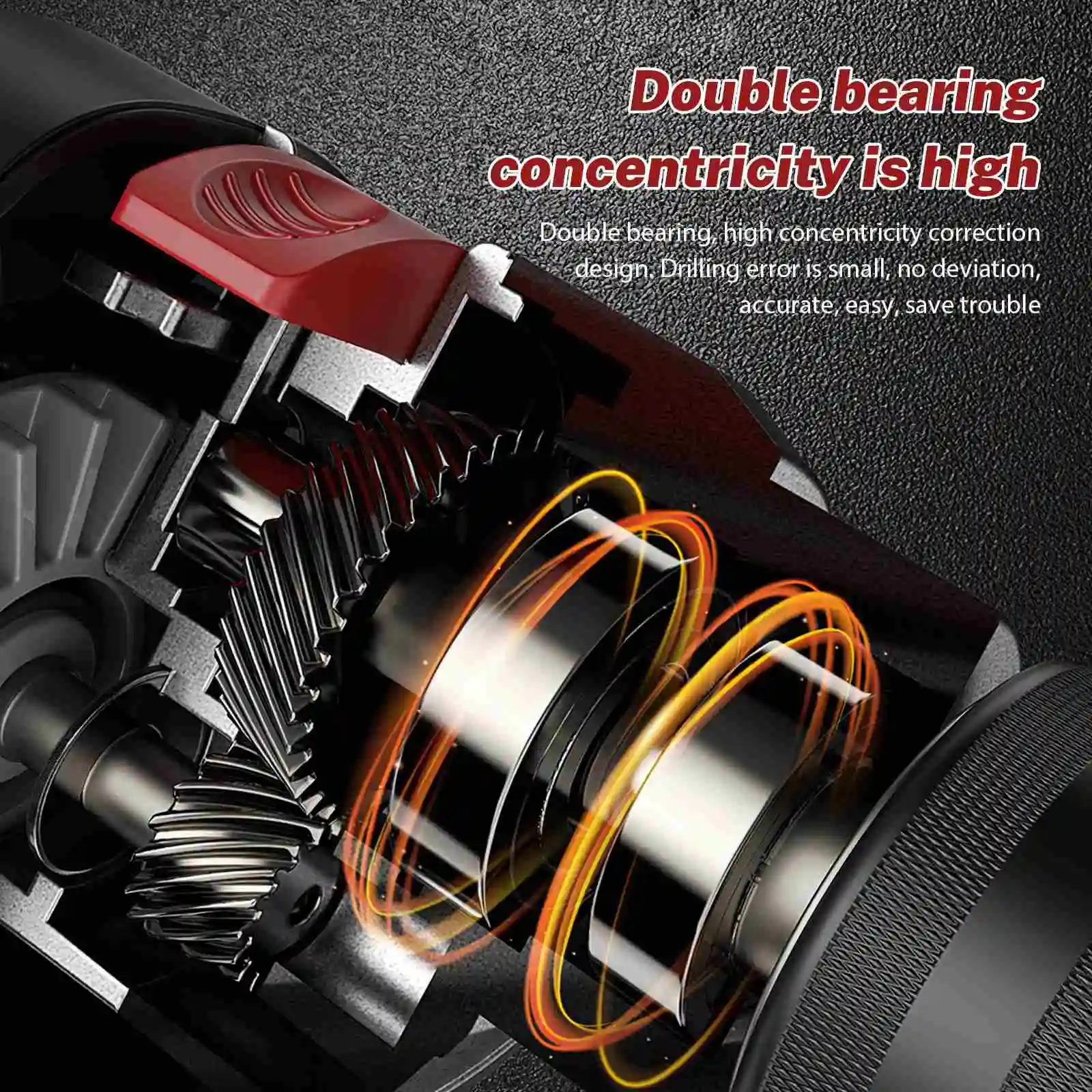 Multi-function Impact Electric Drill, Home Wall Hole Drilling Power Tools, Wood Metal Stone Cutting, Variable Speed