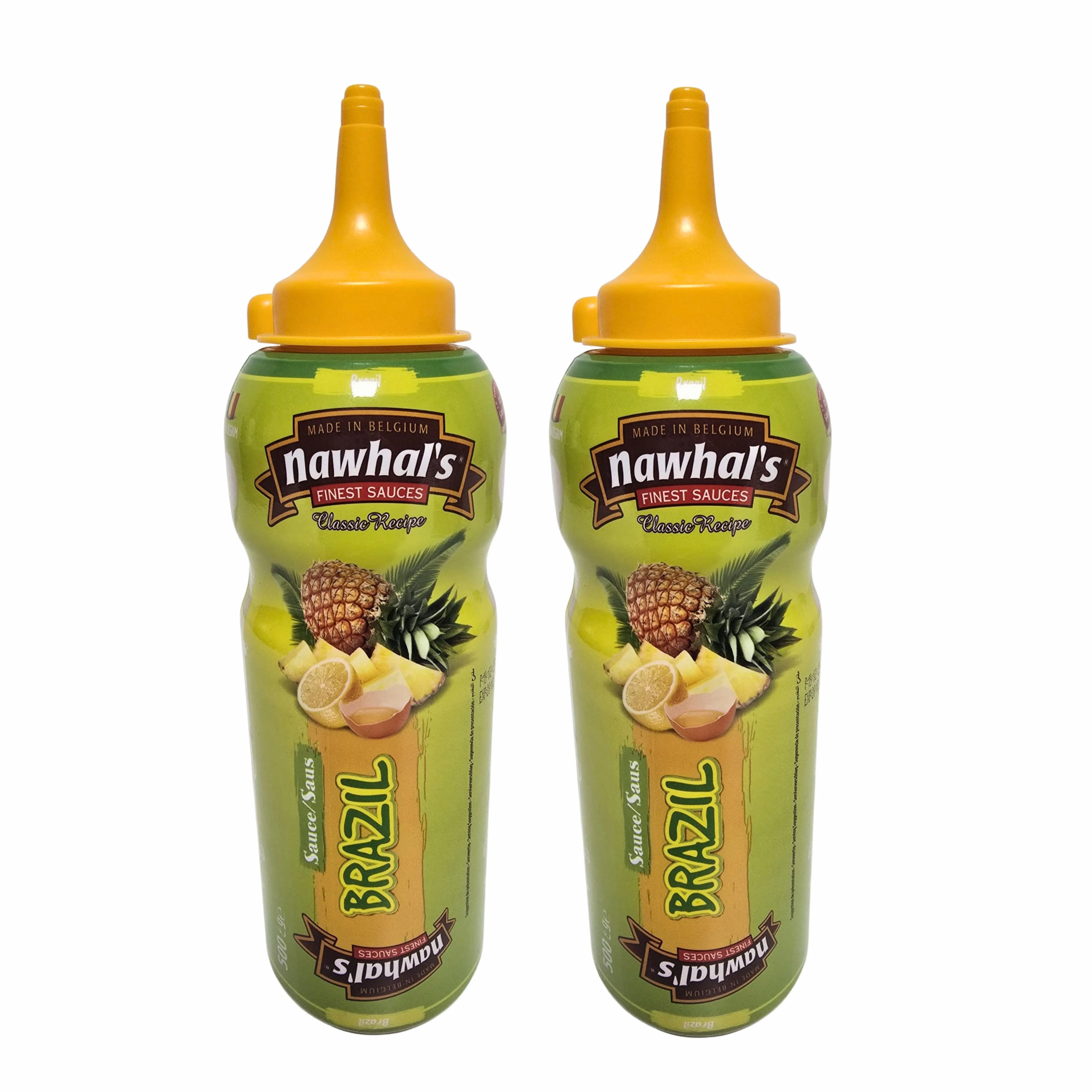 2 Botes De Salsa Sauce Brazil 500g- Nawhals Finest Sauce classic recipe- De Belgica