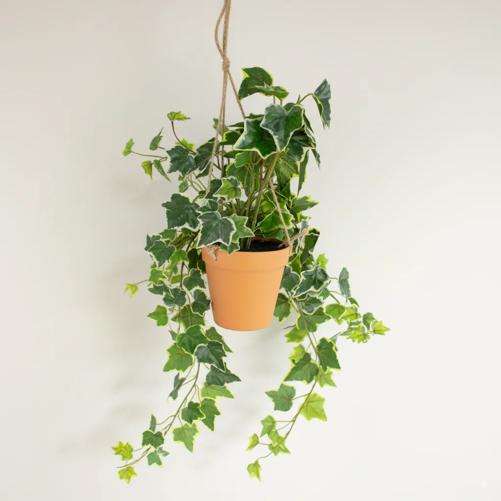 Pincho Planta Artificial Colgante - Plantas Artificiales Decorativas Interior, Planta Colgante Artificial Realista, Planta Artificial Exterior Pequeña Maceta, Plantas Colgantes Artificiales Decorativas