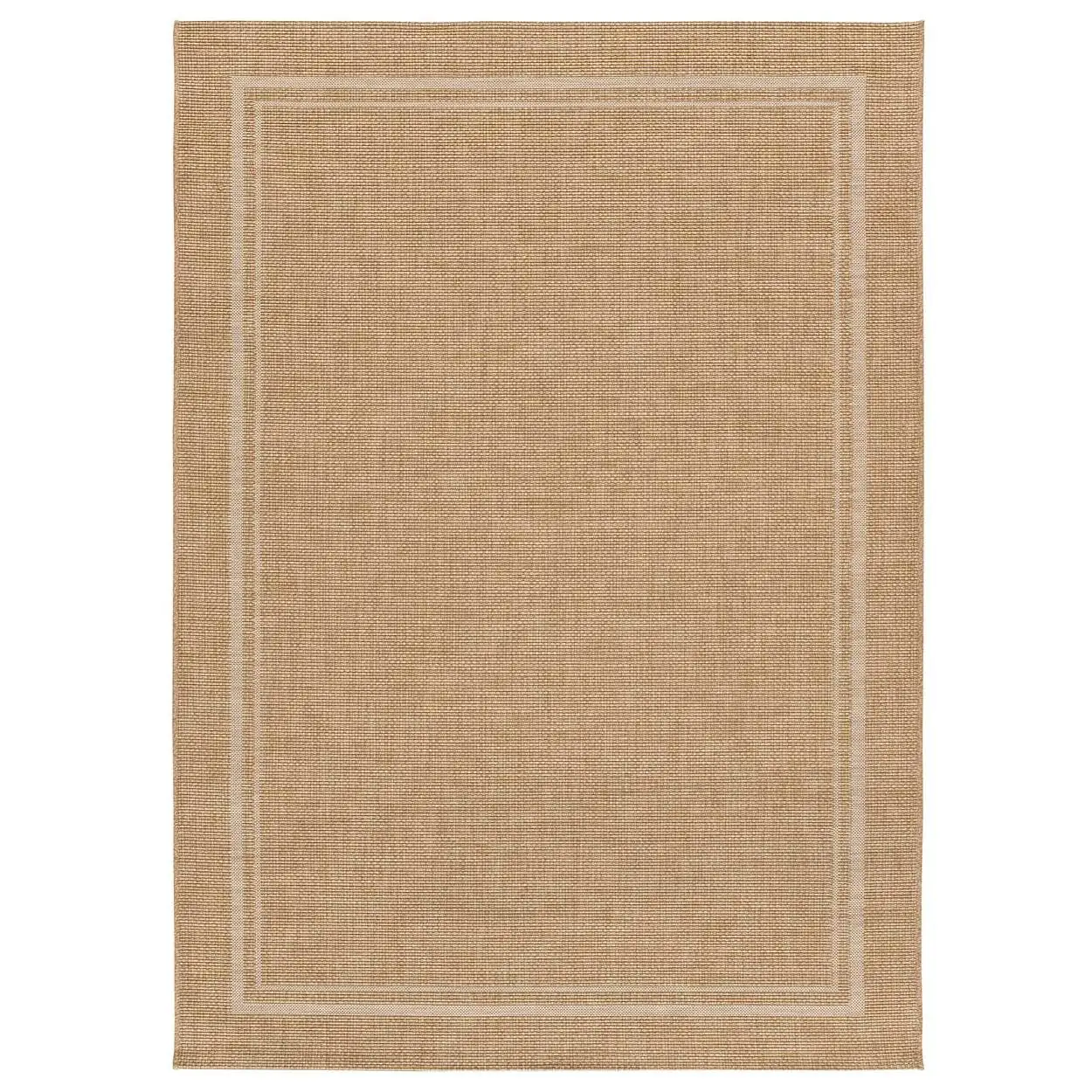 ATTICGO Alfombra de Interior de Estilo Geométrico aspecto yute - GUINEA 28805 | 80X150, 120X170, 160X230 cm