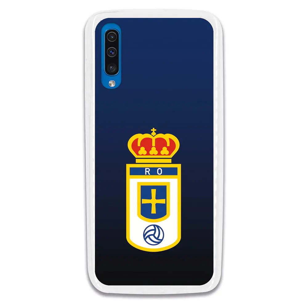 Original Case compatible with Samsung Galaxy A70 - Real Oviedo Shield Gradient Background