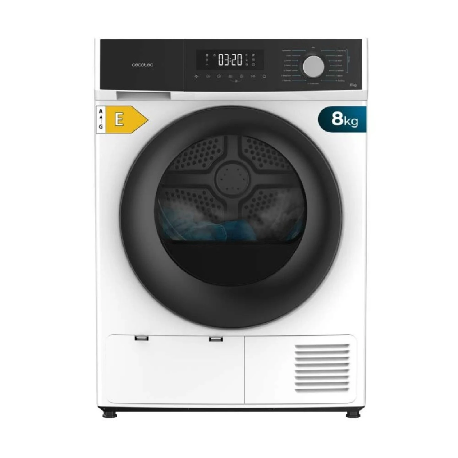 Cecotec Secadora de Ropa 8Kg Bomba de Calor Bolero Dresscode Dry 8330