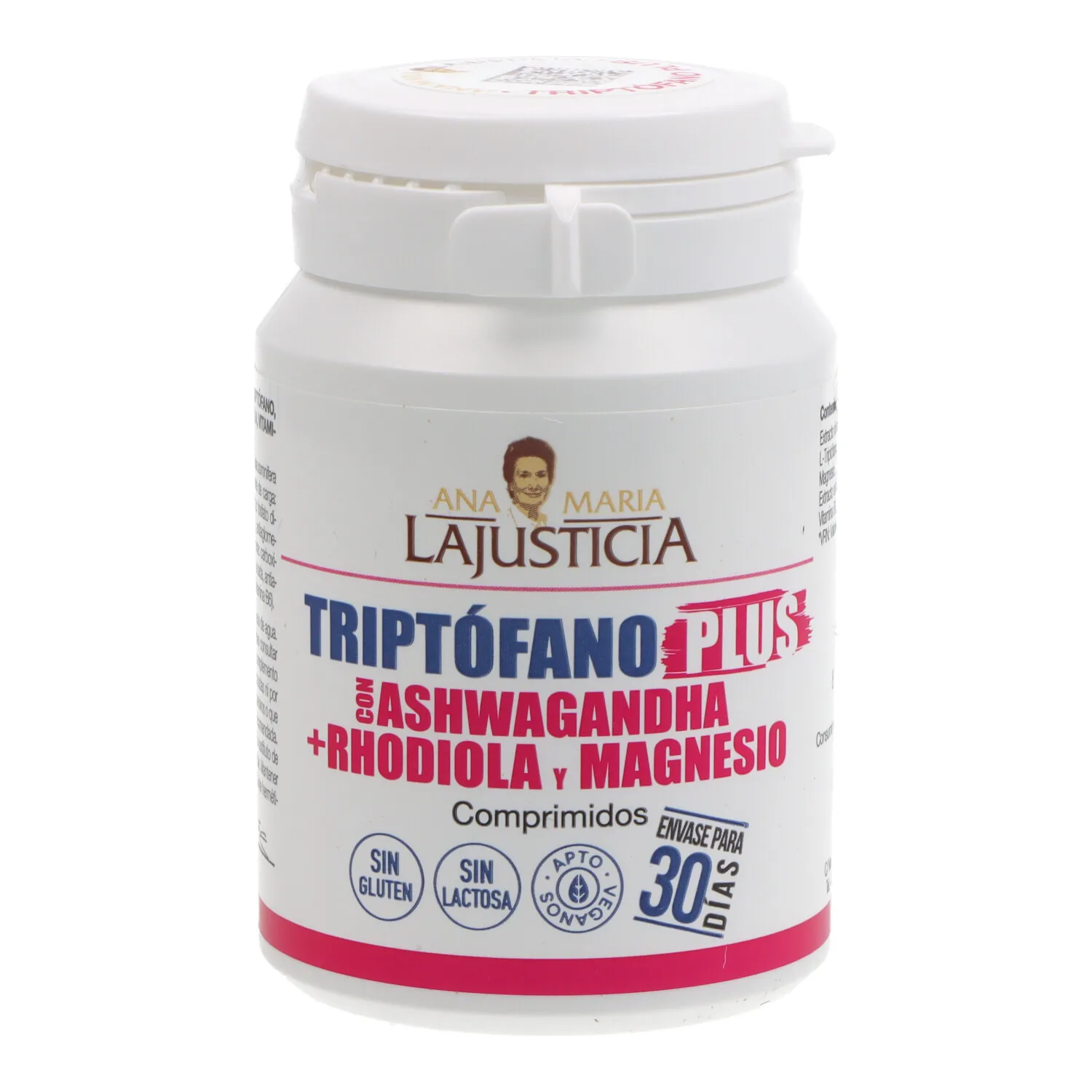 Triptofano Plus Con Ashwagandha Rhodiola Y Magnesio 60 Comps
