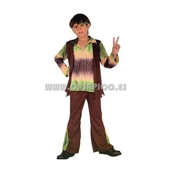 Guirca costume Hippy boy size L 11-14 years authentic and comfortable