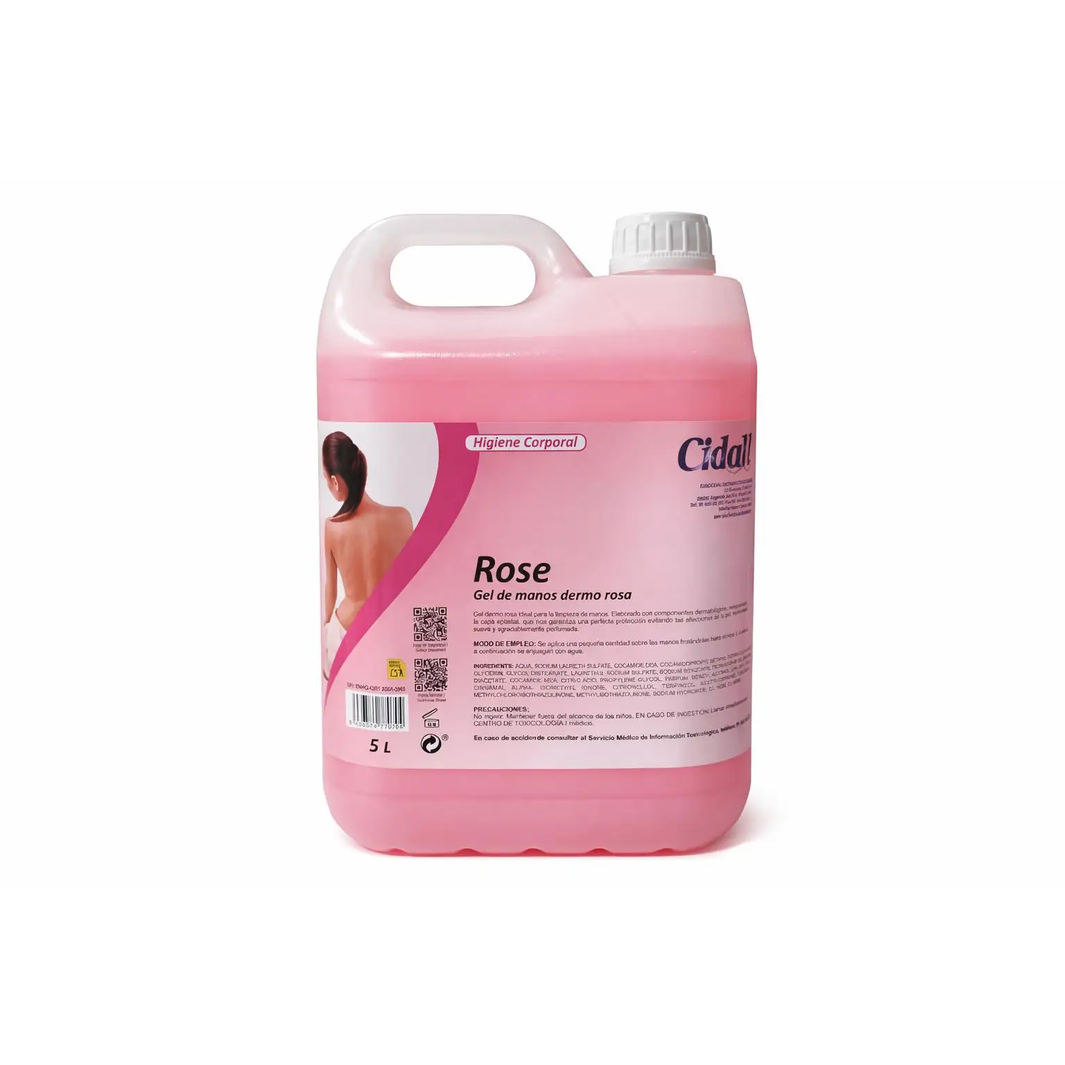 Gel de Manos CIDAL Dermo Rosa 5L - Mayor Calidad