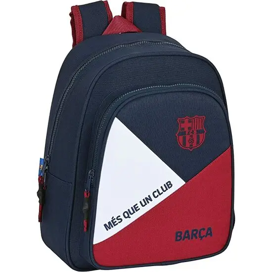 SAFTA - F.C.BARCELONA Mochila Infantil Diseño Único y Licencia Oficial Adaptable a Carrito Portamochilas - Mochila Bolsillo lateral portabotellas con Hombreras ergonómicas y acolchadas - Mochila