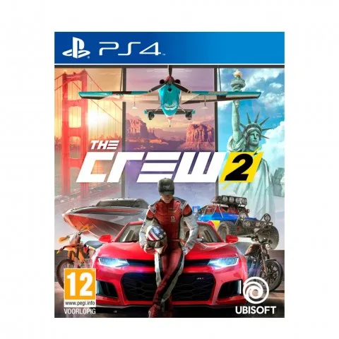 The crew 2 game for sony playstation 4, ps4 console