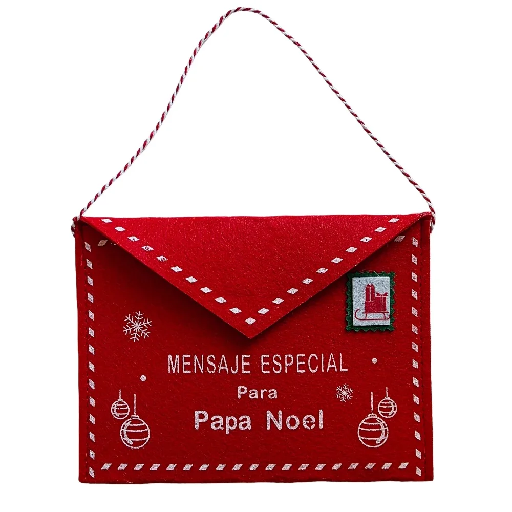 CARTA PAPA NOEL,SOBRE DE PAPA NOEL,MENSAJE ESPECIAL PARA PAPA NOEL,GERIMPOT,FELIZ NAVIDAD,GERIMPORT