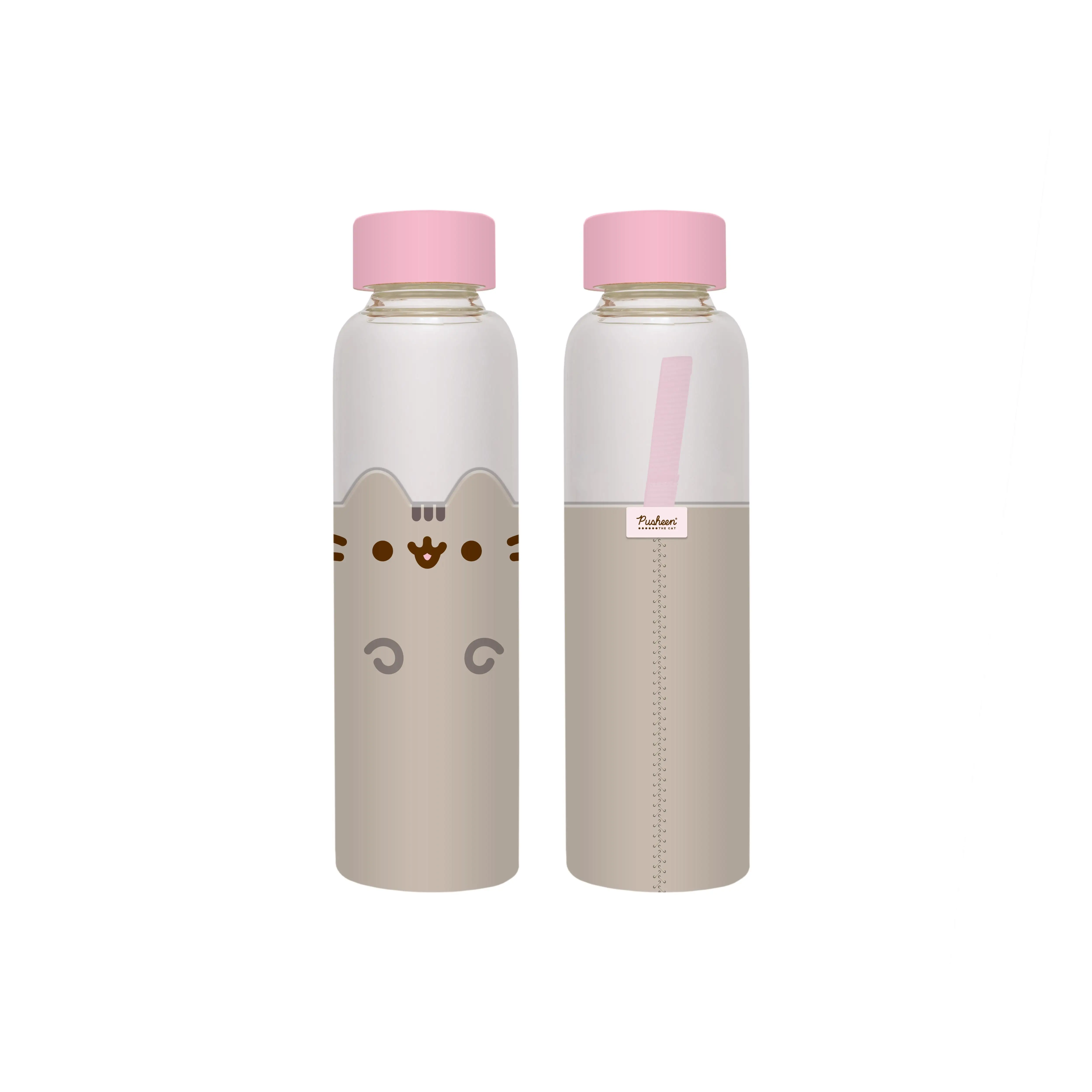 Botella cristal pusheen