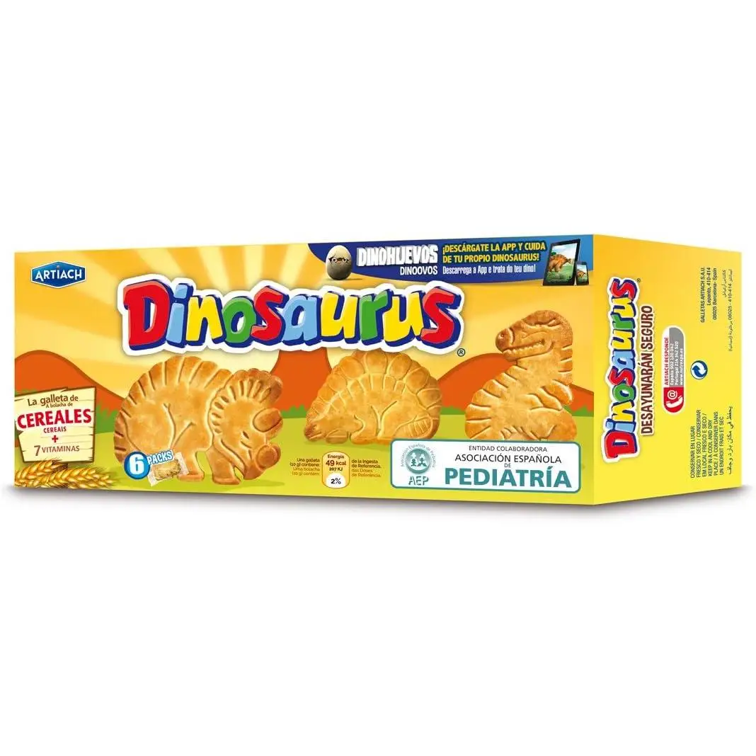 Artiach -Galletas Dinosaurus Original, 185g