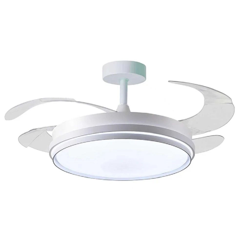 BEL AIR HOME - Ventilador OSAKA DC ,4 aspas retráctiles, 72W LED 3000|4000|6000K - Para salones y dormitorios.