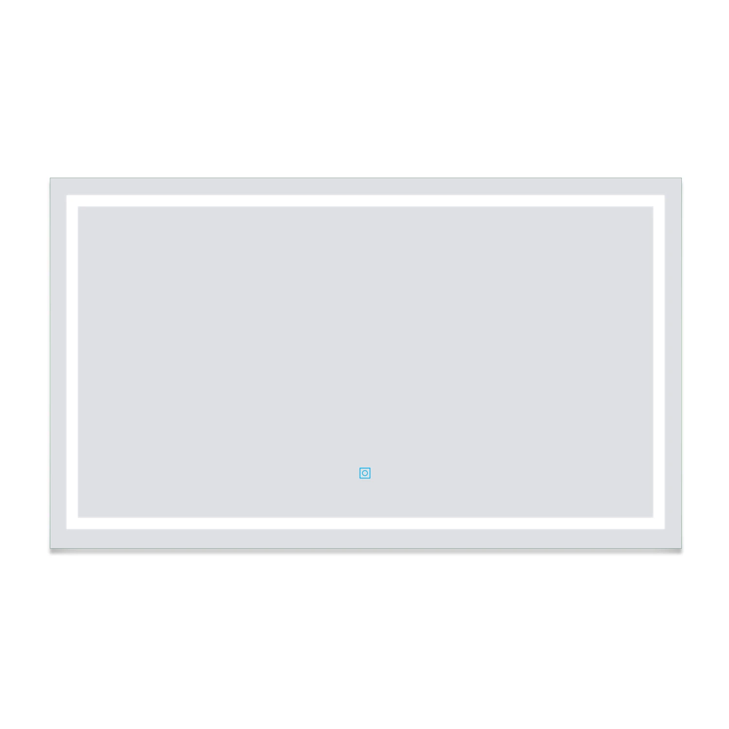 Aica Espejo de baño LED 120 x 80 cm, antivaho, brillo regulable