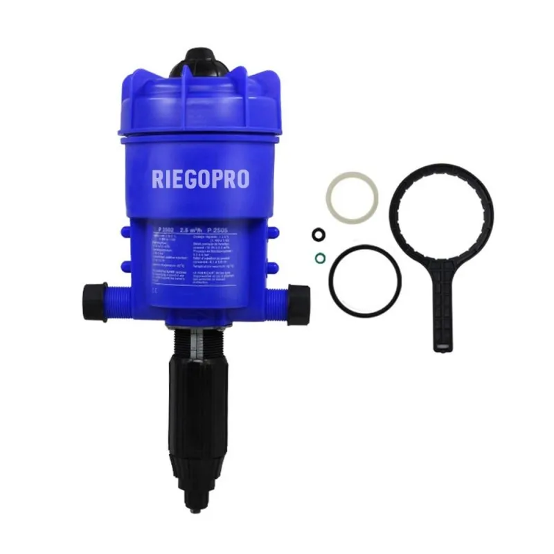 Dosatron pump 0.2-2% dosage. Proportional non-electric. RIEGOPRO
