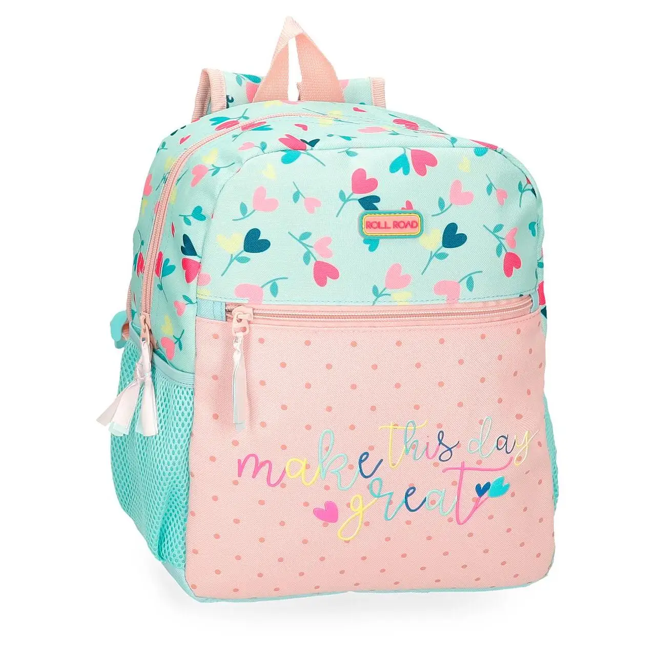 Roll Road Mochila de 27 cm x 33 cm x 11 cm fabricada en Poliéster. Multicolor