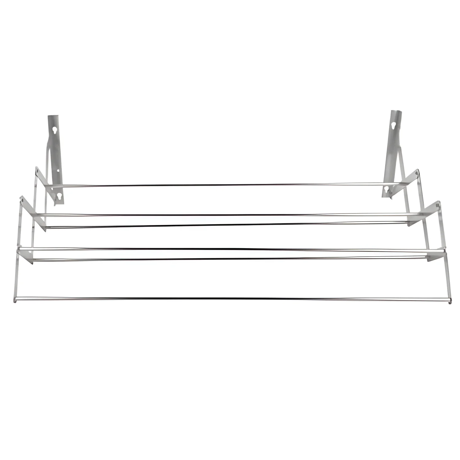 COFAN - Tendedero Extensible para Pared | Fabricado en Aluminio | Plegable con 6 Barras de Secado | Medida: 80 x 45,5 cm