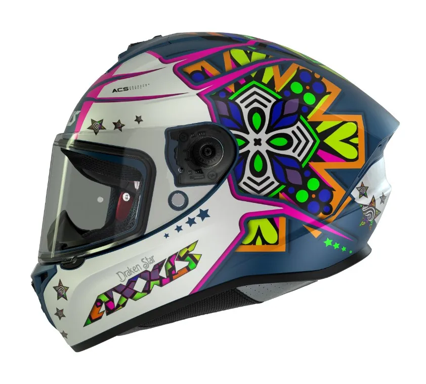 Helmet motorcycle helmet Axxis Draken S Star Ce U