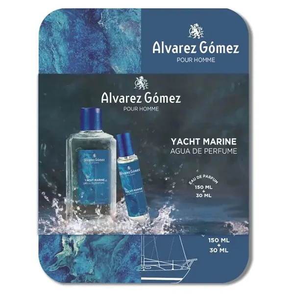 ALVAREZ GOMEZ YACHT MARINE can Duclo water PERFUME 150ML + 30ML