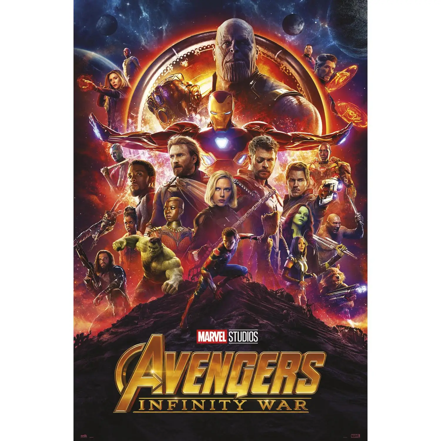 Poster los vengadores: infinity war one sheet