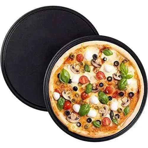C.A | Bandeja para Pizza 🍕 | Acero al Carbono Antiadherente | Resistente hasta 230°C | Uso en Horno