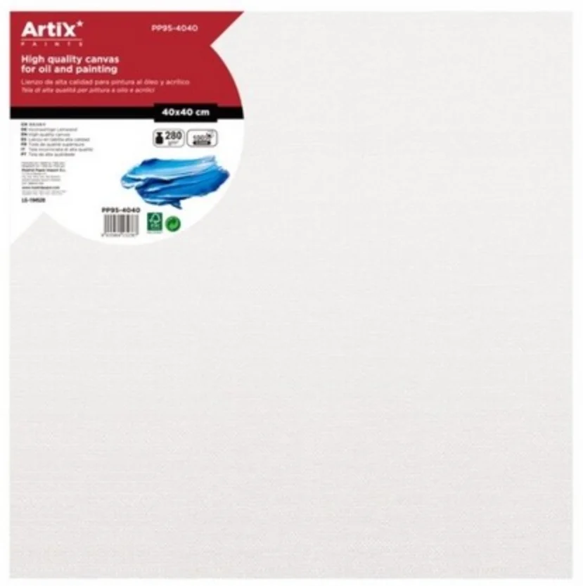 MP 3-Panel PREMIUM Painting Canvas Set 100% Cotton-Free Primed Panels, Pre-Stretched Canvas for Acrylic Paint, Oil and Wet Media, White Canvas Drawings Set, Various Measurements Available, 18x24, 20x25, 24x30 , 30x30cm