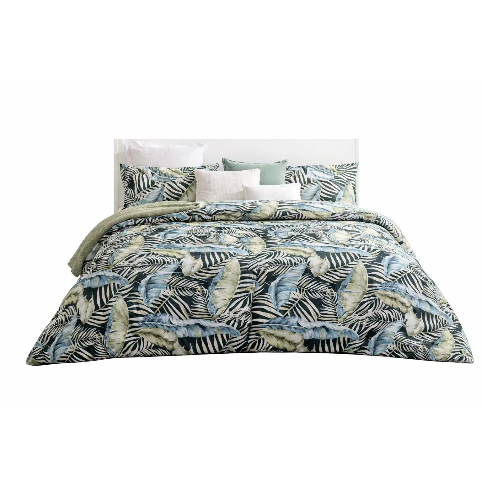 D'A GAMA HOME COLLECTION S.L. GAMA HOME - Funda Nórdica Verde Selvático con Saco y Almohada