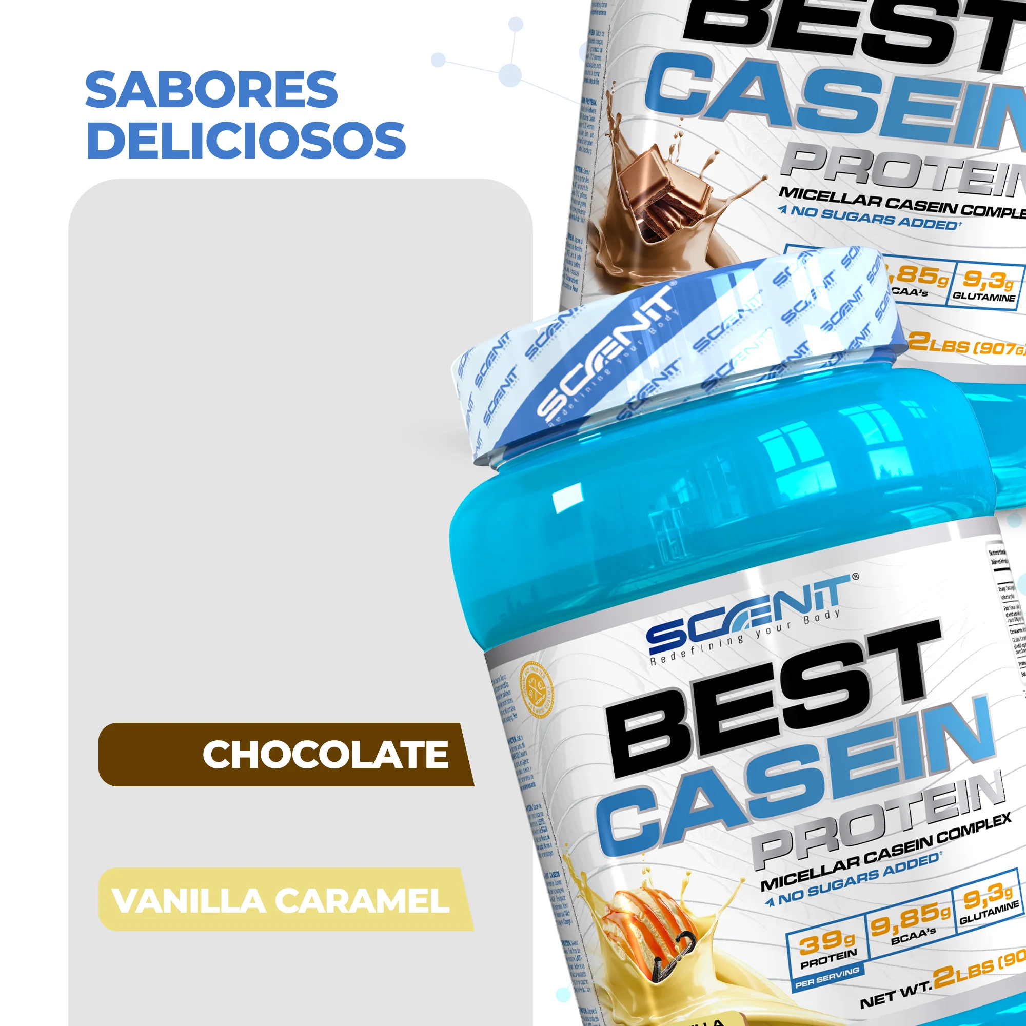 Best casein protein - casein - casein protein - micellar casein - slow assimilation casein protein - micellar casein protein - slow release protein - 907 g