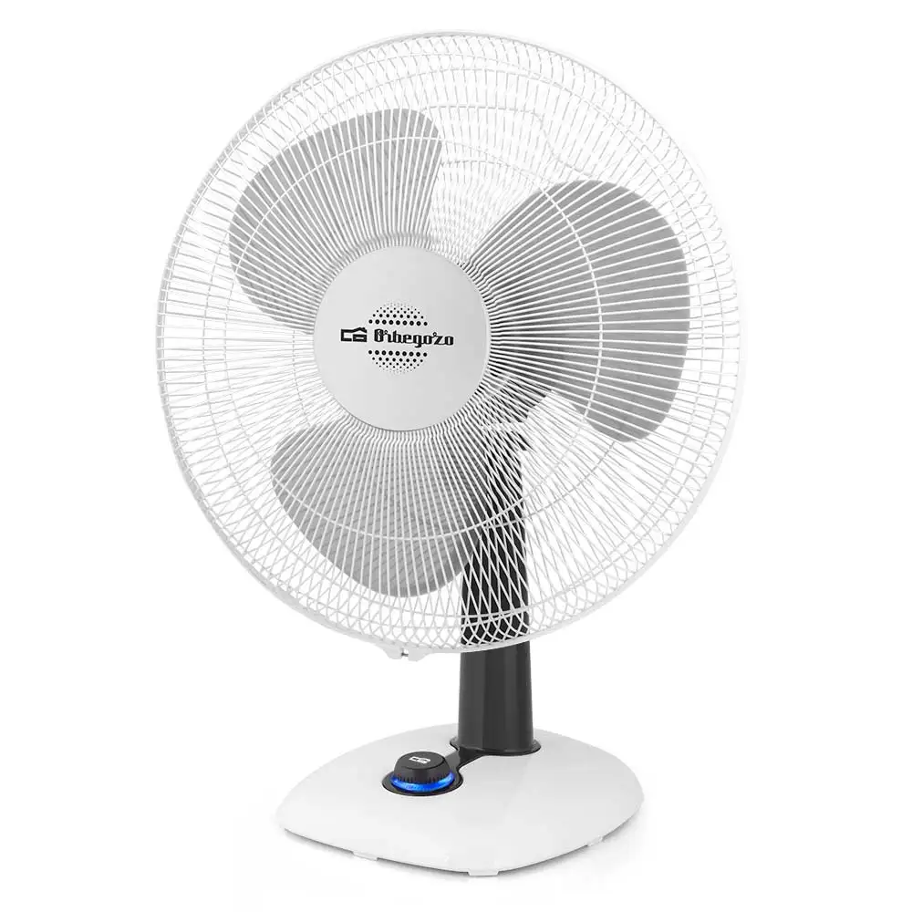 Orbegozo TF 0133 - Ventilador de sobremesa. 3 Velocidades, Potencia 40 W, Blanco