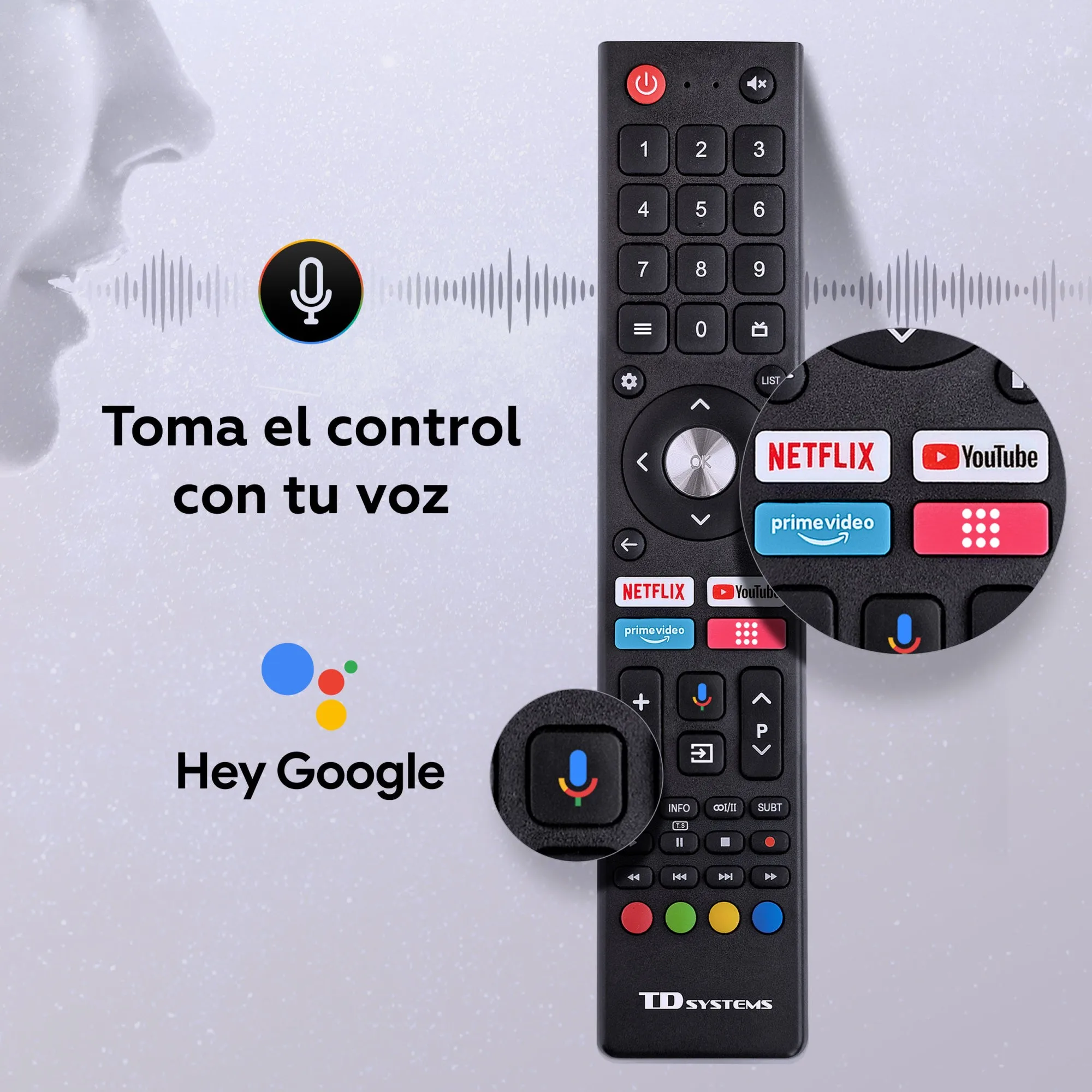 Smart tv 32 inches hd hey google official assistant with voice control. Android tv 14 - td systems k32dlc21gle