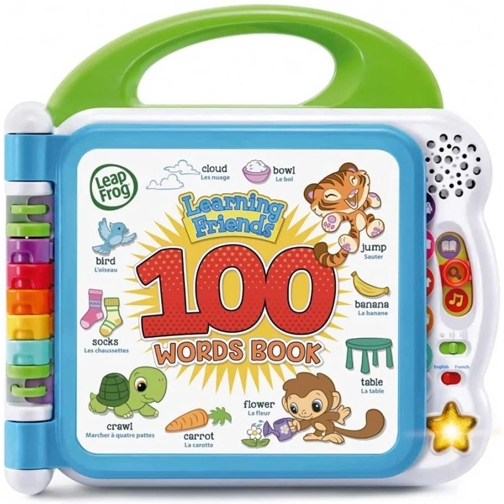 Interactive book my first 100 bilingual words in spanish and english 30x6.5x27.9 cm (vtech 80- 601547 )