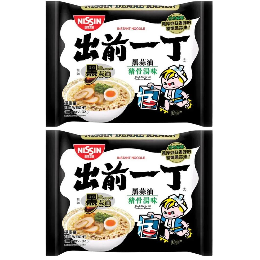 Nissin Demae Ramen Tonkotsu Pack 2- 100gr x 2