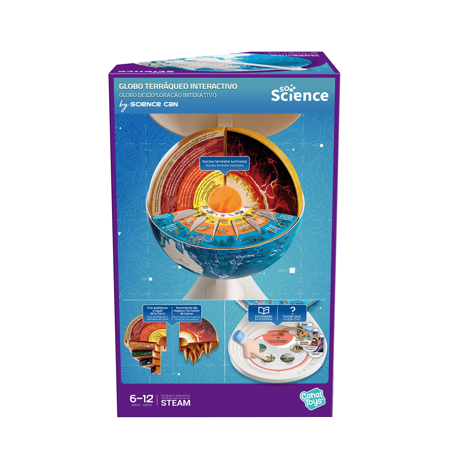 Interactive globe - so science - canal toys - cos003 #3