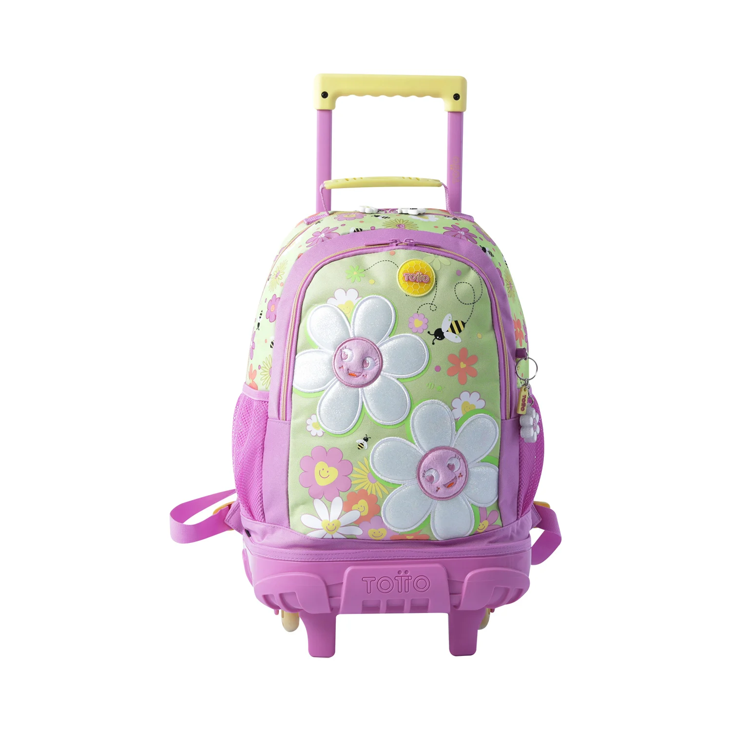 Totto Mochila infantil ruedas Margarita Material: Poliéster 28.5 x 41 x 12.5 cm
