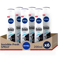 Desodorante Nivea Black & White 6x200ml