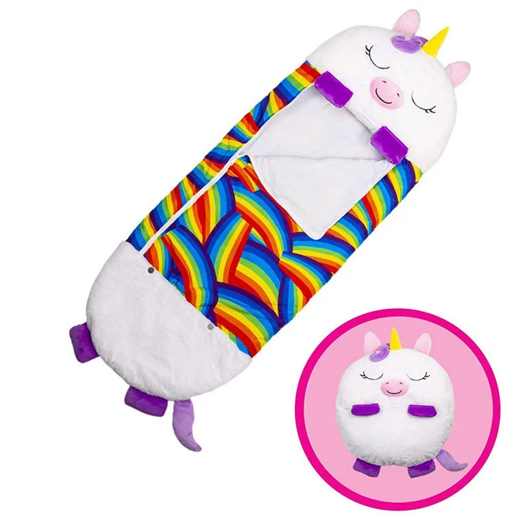 Children's Large Sleeping Bag, Soft and Warm Pillow, Unicorn reglio Toy, Multiple Options