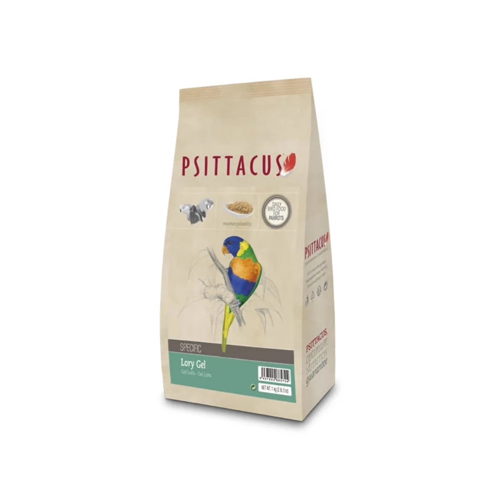 PSITTACUS - Lory Gel - Alimento complementario para aves psitaciformes de la tribu Loriini