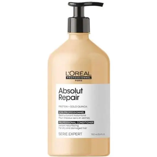 Absolut repair conditioner for dry and damaged hair 750ml l`oréal expert series