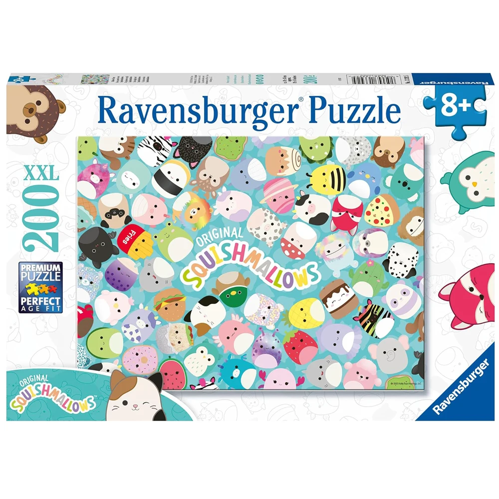 RAVENSBURGER PUZLE SQUISHMALLOWS 200 PIEZAS XXL, 13392, TIENDA CON LICENCIA OFICIAL