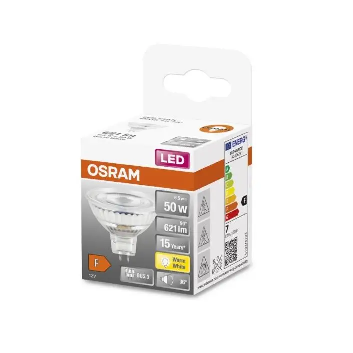 DICROICA LED 6,1w 12v 827 MR16 GU5.3 OSRAM ADoceVoltios