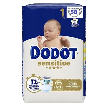 Pañales Dodot Sensitive Talla 1