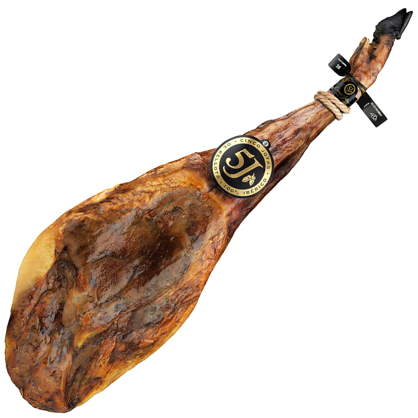 Cinco Jotas (5J) - Jamón de Bellota 100% Ibérico (7,5 - 8,0 kg) - Con Funda de Neopreno