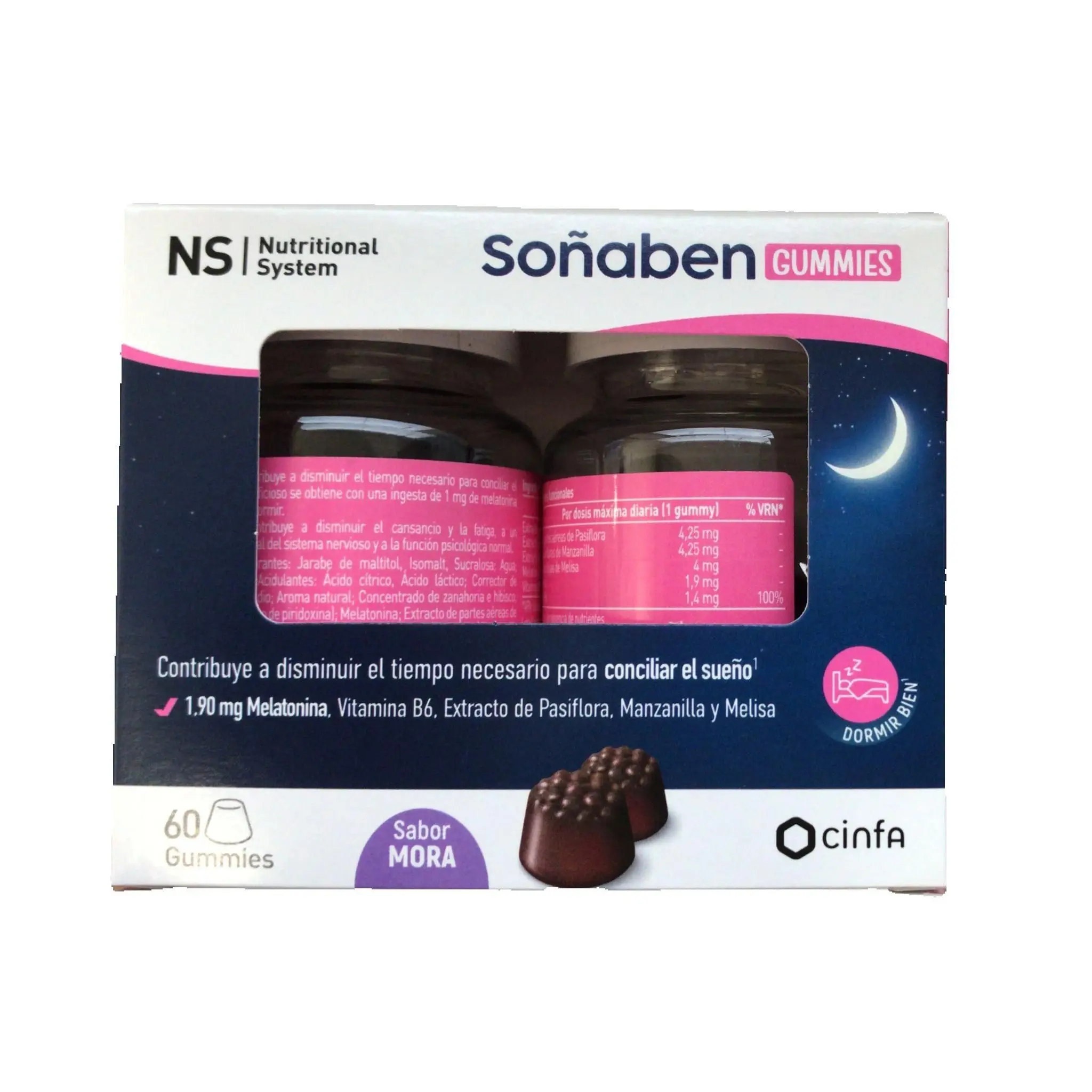 NS Soñaben Gummies Pack 2 uds, Cinfa.