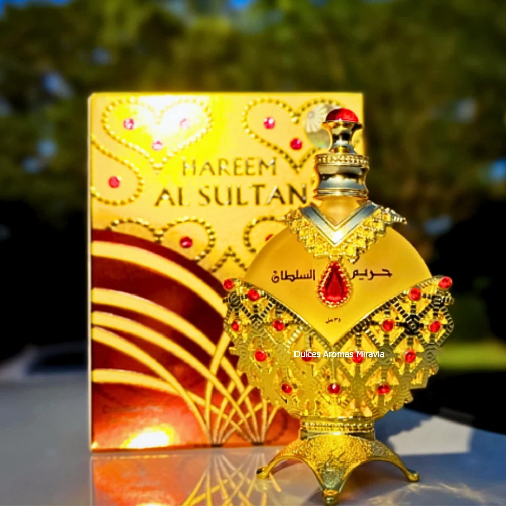 Hareem Al Sultan Gold de Khadlaj Perfume in oil Arabic elegant woman-35ml