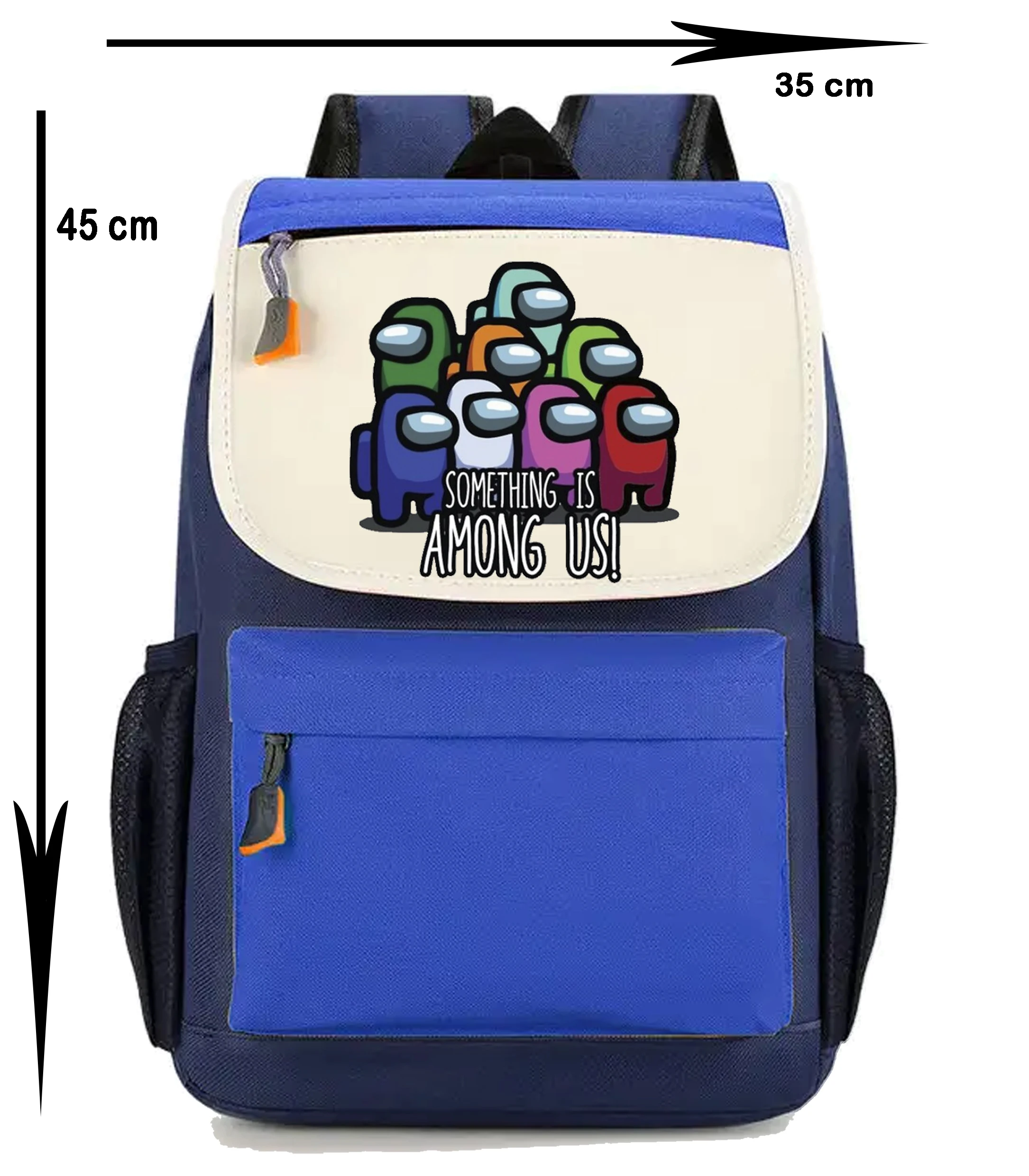 Among Us backpack. The Impostor. Various colors. Ideal for school. School. Hiking. Excursions. Multiple pockets